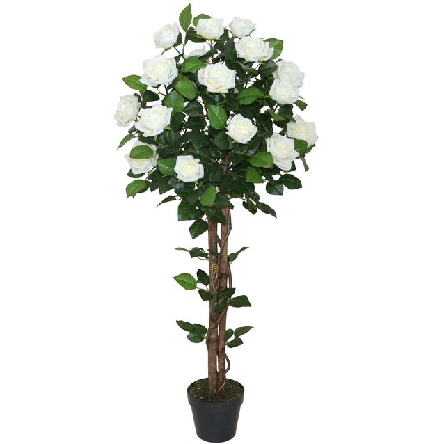 Artificial tree WIND ROSE H120cm, white