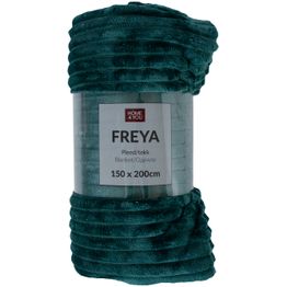 Torkkupeitto Home4You FREYA 150x200 cm, tummanvihreä