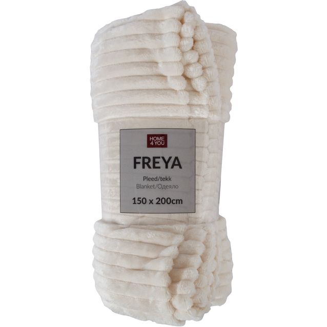 Plaid FREYA 150x200cm, white