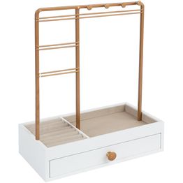 Koruteline Home4You LARA K26 cm, laatikolla, valkoinen