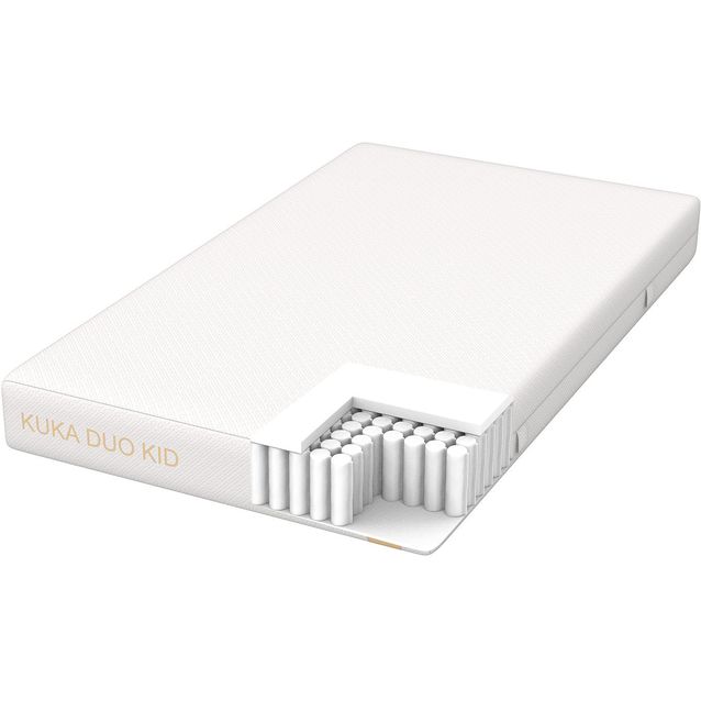 Spring mattress KUKA DUO KID 90x200xH15cm