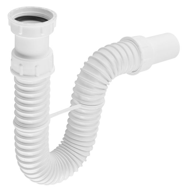 Joustava viemäriletku Interia Flexy 6/4´´, 40mm, valkoinen