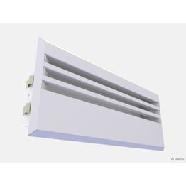 Tuloilmalaitteen hajottajaosa Halton TLB/A sopii TLB tuloilmalaitteeseen eri kokoja