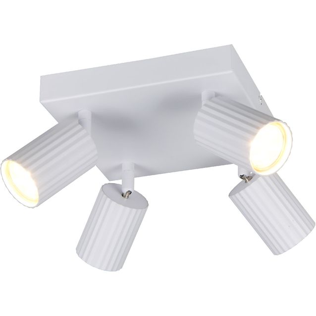 Spottivalaisin Trio Soka 4-osainen, GU10, mattavalkoinen