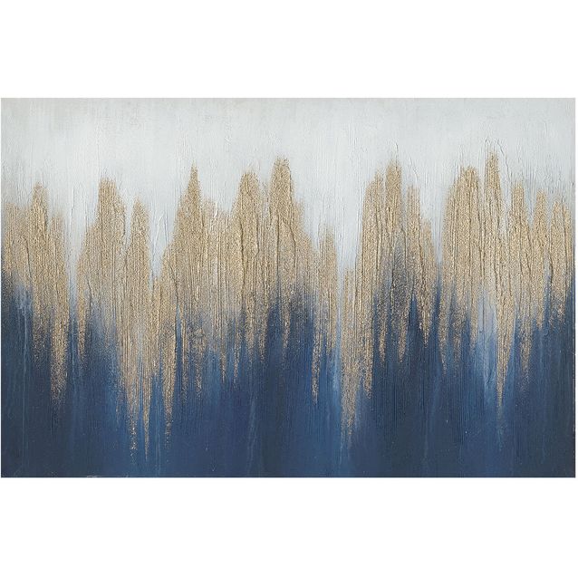 Oil painting 80x120cm, abstract forest