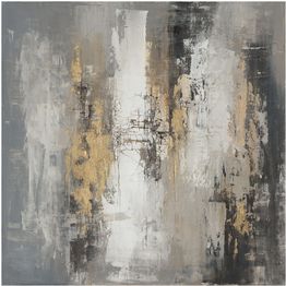 Taulu Home4You 120x120 cm, abstrakti aamu, monivärinen