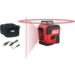 Ristilinjalaser Skil 1960 DA 360° USB-ladattava + laukku