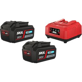Akut ja laturi Skil 3112 BA KeepCool 2x4,0 Ah + 3122 AA