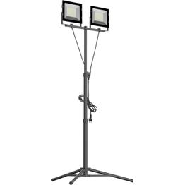 Työvalaisin LED Max, 2x50W, 2x4000lm, 4000K, IP44, tripod-jalusta