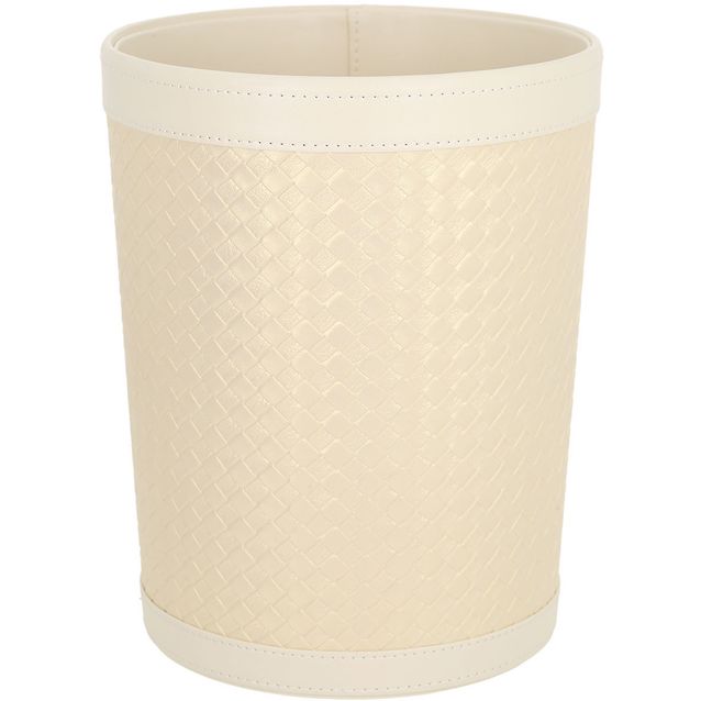 Trash bin WILMA 22x22x27.5cm, cream