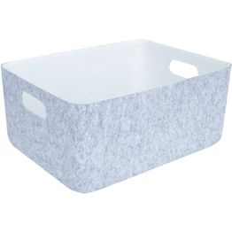 Kori Home4You LIDO FELT 36x27xK16 cm, vaaleanharmaa