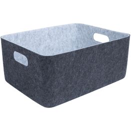 Kori Home4You LIDO FELT 36x27xK16 cm, tummanharmaa