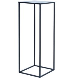 Kukkateline Home4You DEIA CHI L 25x25xK70 cm, musta