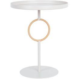 Sivupöytä Home4You DEIA Ø40xK50,5 cm, lämpimänharmaa