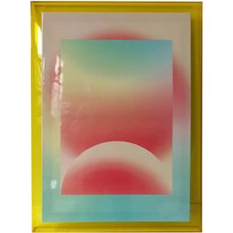 Seinätaulu Home4You WALLY 50x70 cm, abstrakti aamunkoitto, akryyli, monivärinen