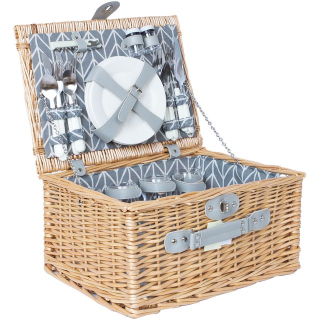 Picnic basket for 4 people, 40x30xH20cm