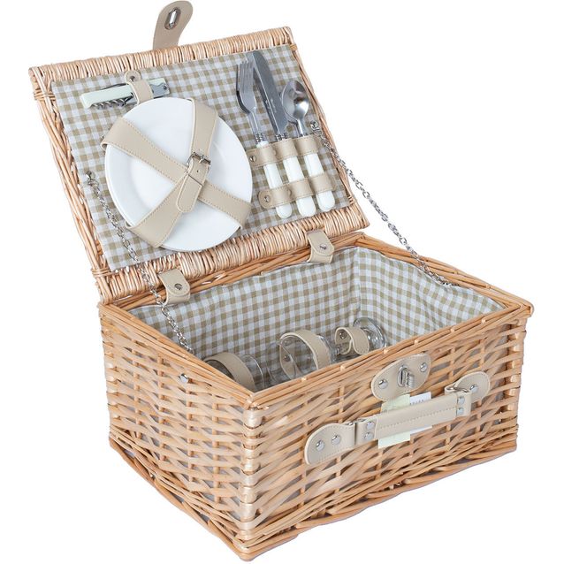Picnic basket for 2 people, 37x27xH18cm