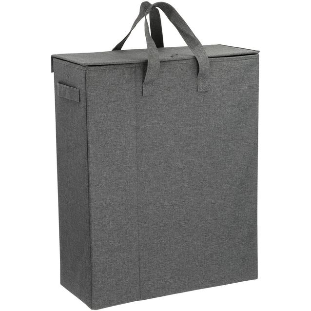 Laundry basket MAX DAY 46x26xH50cm, dark grey