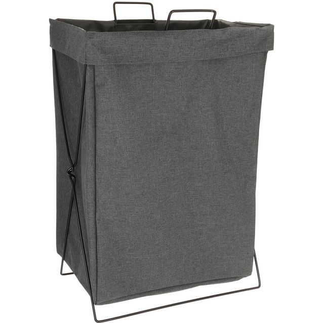 Laundry basket MAX DAY 44x30xH63cm, dark grey