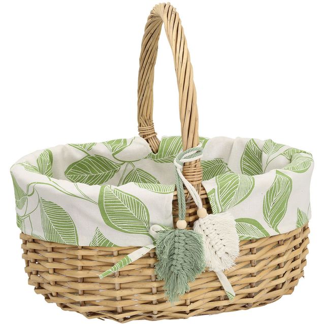 Basket WILLI MIRO 37x28xH17/36cm