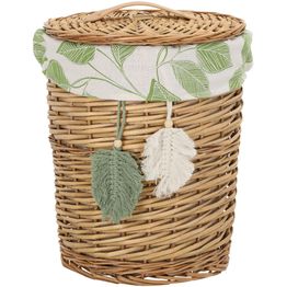 Pyykkikori Home4You WILLI MIRO Ø31xK36 cm, beige
