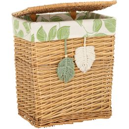 Pyykkikori Home4You WILLI MIRO 39x28xK45 cm, beige