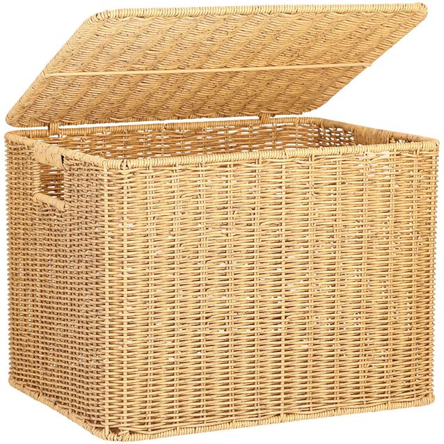 Basket BASILE 42,5x34xH31cm, natural