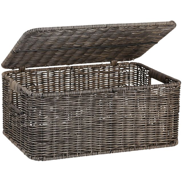 Basket BASILE 37x27xH17cm, dark