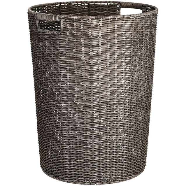 Basket BASILE D46/39xH61cm, dark