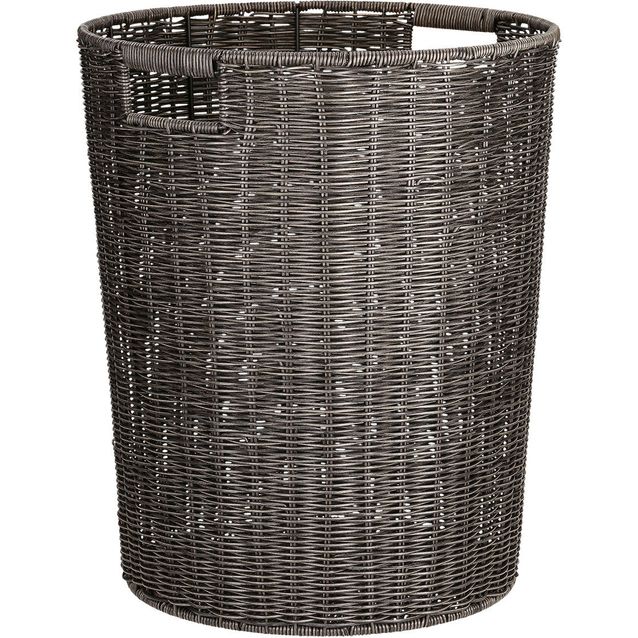Basket BASILE D39/32,5xH46,5cm, dark