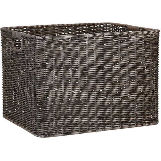 Basket BASILE 37x31xH28cm, dark
