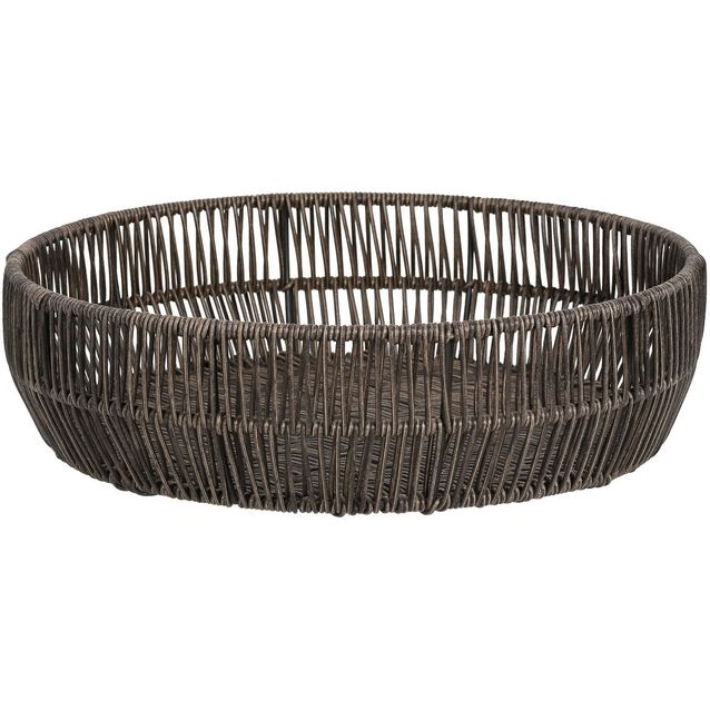 Basket BASILE D36/32xH10cm, dark