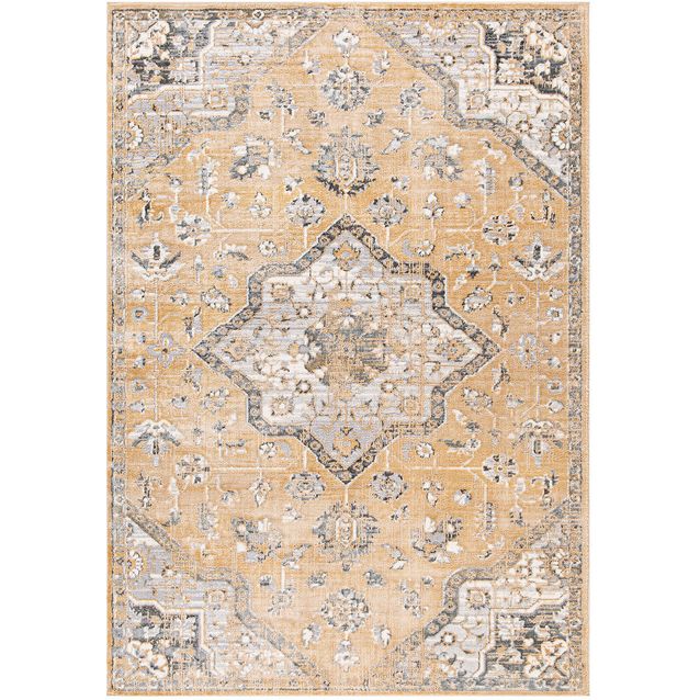 Carpet ZOE-1, 133x190cm, golden/beige