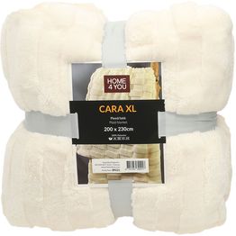 Torkkupeitto Home4You CARA XL 200x230 cm, valkoinen