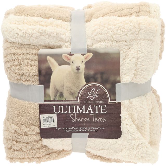 Plaid ULTIMATE XL 200x230cm, beige