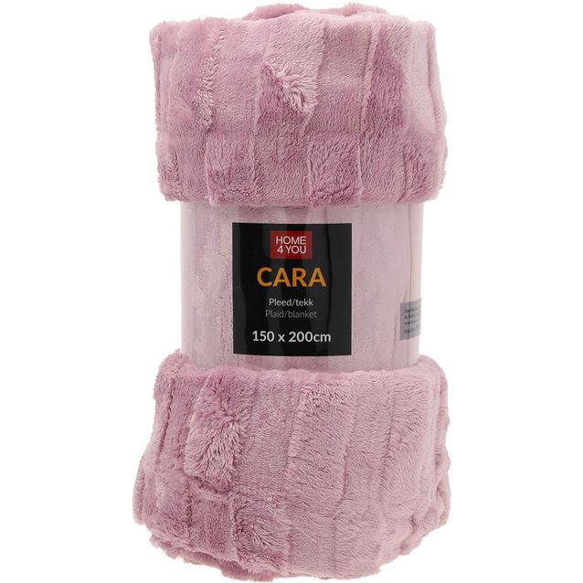 Plaid CARA 150x200cm, pink