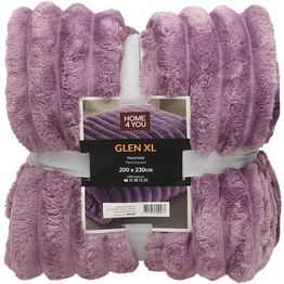 Torkkupeitto Home4You GLEN XL 200x230 cm, violetti
