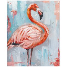 Taulu Home4You 80x100 cm, flamingo, vaaleanpunainen