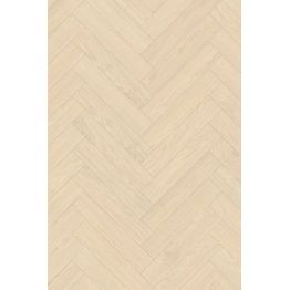Laminaatti Kronoflooring Herringbone Cream Darcy More MultiRoom, kalanruoto, tammi, 8 mm, 0,87 m²/pkt