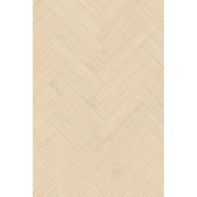 Laminaatti Kronoflooring Herringbone Cream Darcy More MultiRoom, kalanruoto, tammi, 8 mm, 0,87 m²/pkt