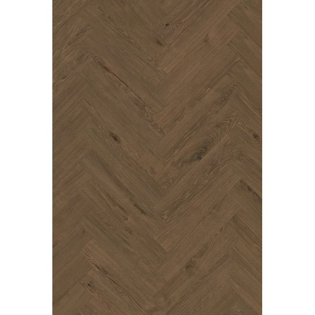 Laminaatti Kronoflooring Herringbone Dark Montana More MultiRoom, kalanruoto, tammi, 8 mm, 0,87 m²/pkt