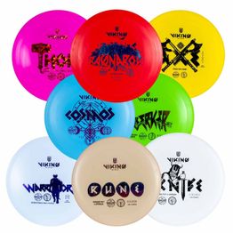 8 frisbeegolfkiekon setti Viking Discs Ground Set