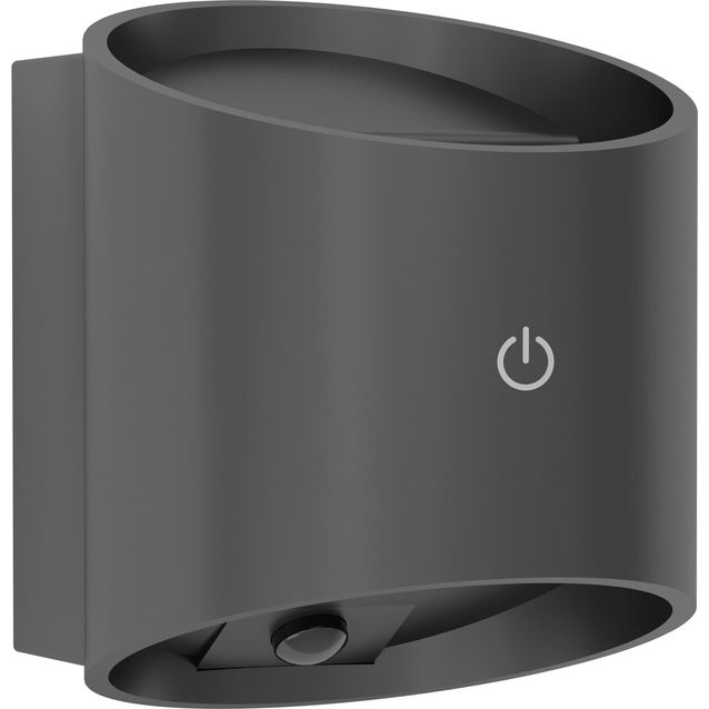 Ulkoseinävalaisin LED Tressanti oval musta