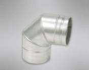 Prima Plus Ø100 sisäpiipun kulma  90°