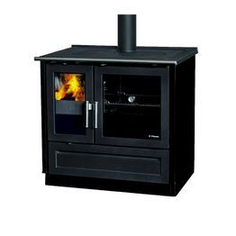 Puuliesi Plamen Glas 910, 180m³, 9 kW, musta