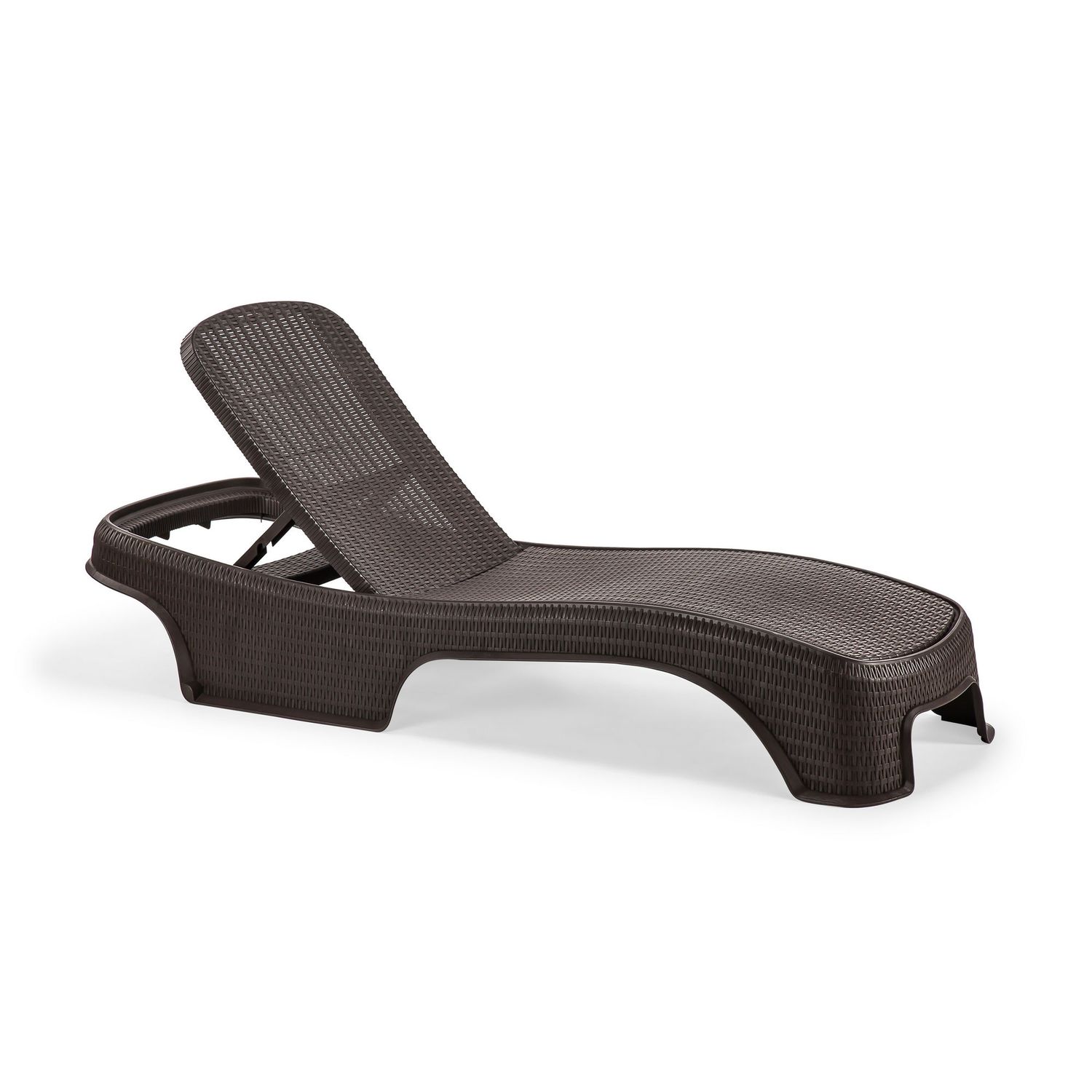 Aurinkotuoli Linento Garden Royal Rattan Sunlounger muovi tummanruskea