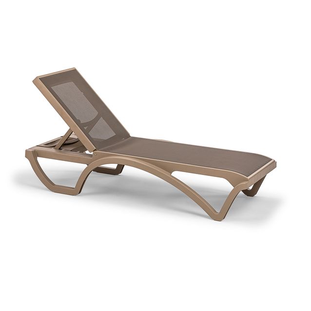 Aurinkotuoli Linento Garden Royal Mesh Sunlounger, muovi, beige