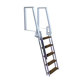 Laituritikkaat Savorak, 5 askelmaa, taittuva, hst, askelmat painekyllästetty mänty, eri värejä