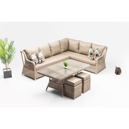 Oleskeluryhmä Linento Garden Cenova 8-istuttava beige