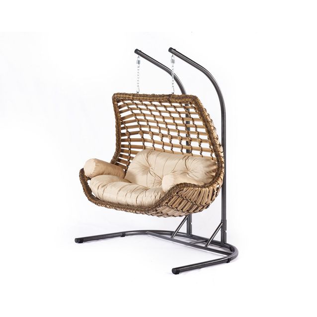 Riipputuoli Linento Garden Junda, 2-istuttava, beige